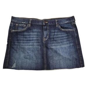 Old Navy Jean Skirt with Button Back pockets Women's Size 16 New Without Tags